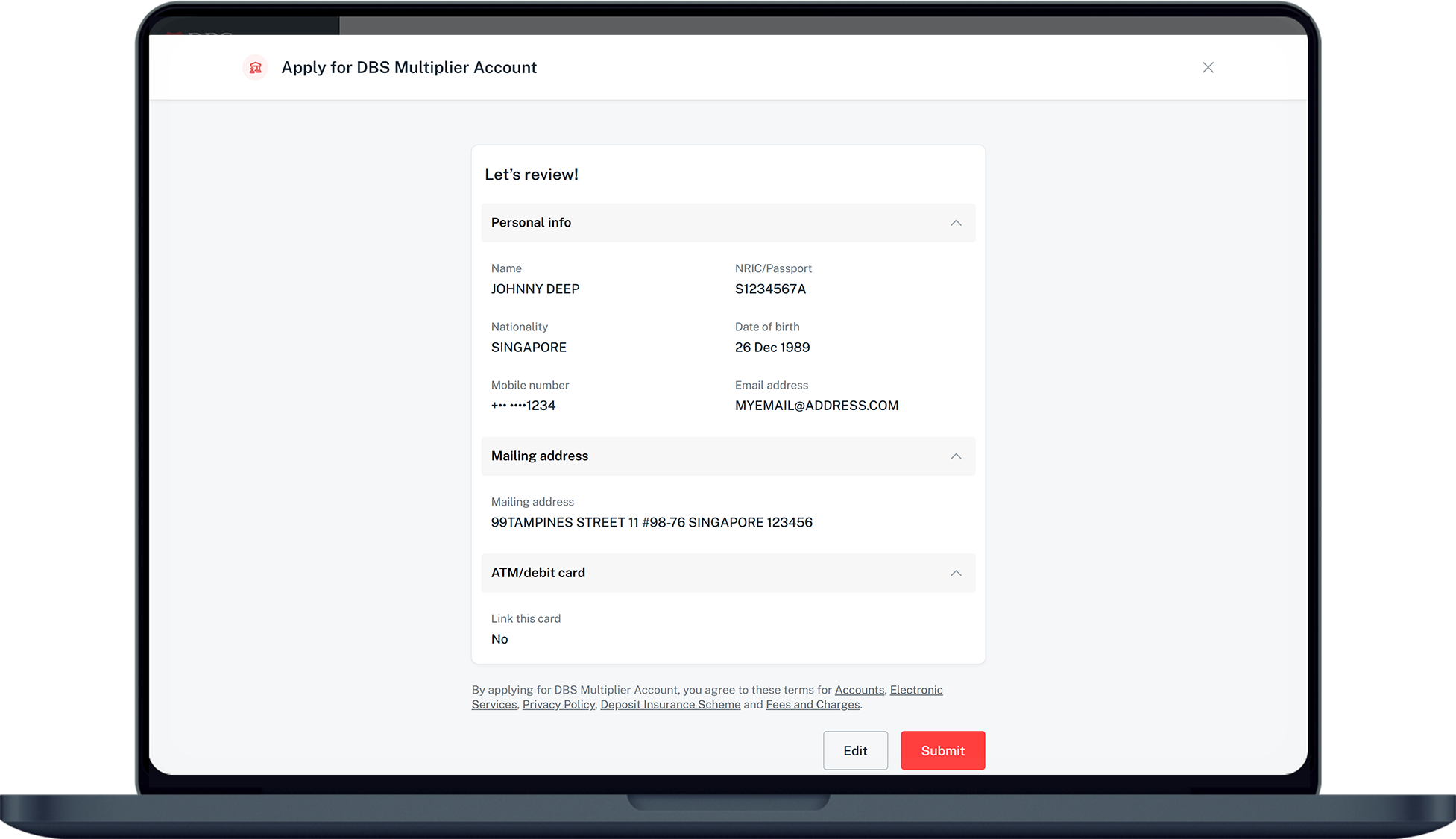 verify details