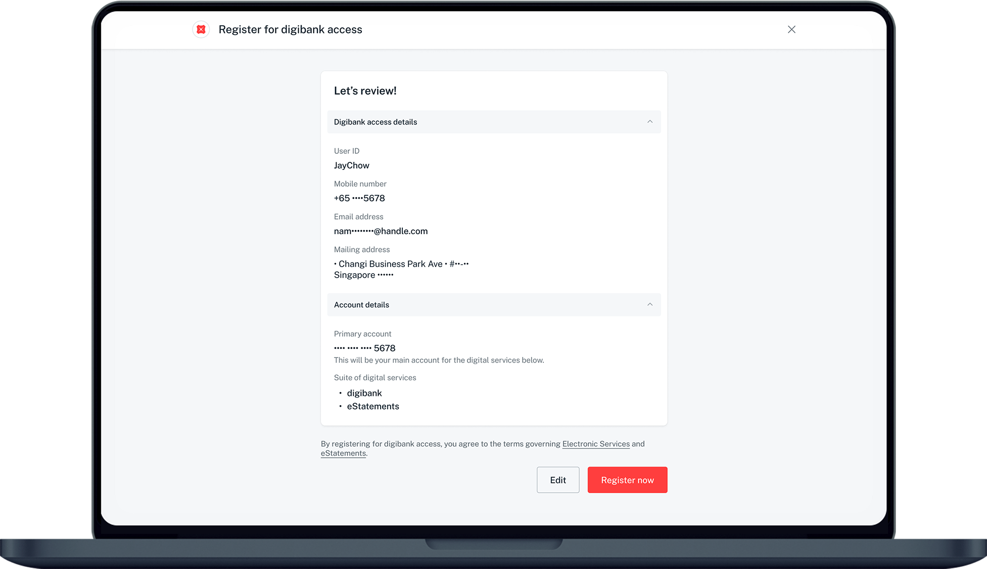 verify details