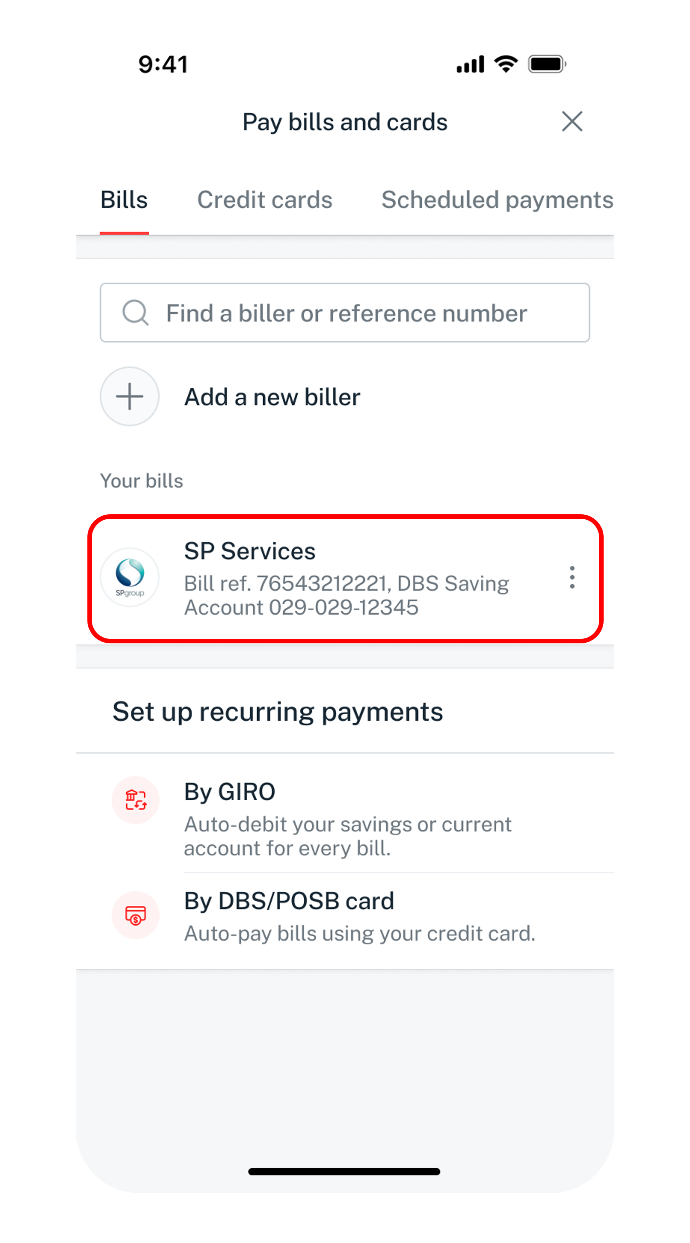 select bill