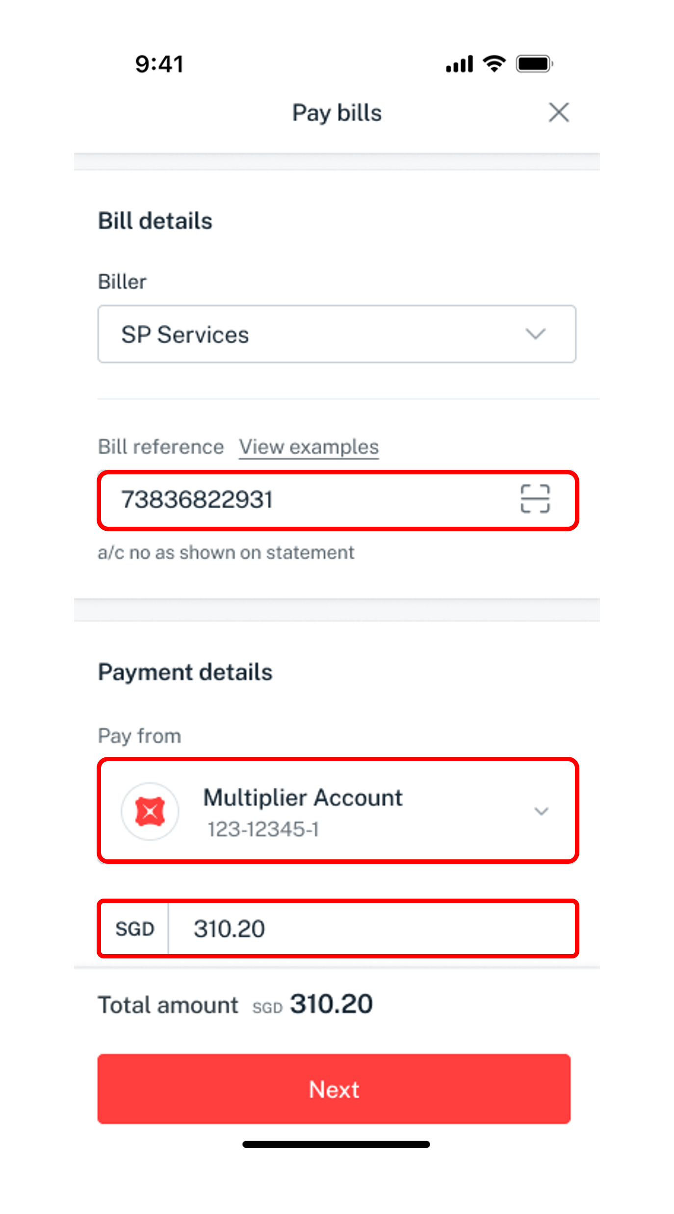 schedule payment